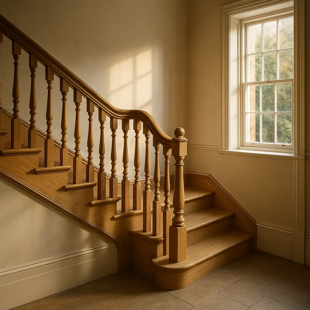 Bespoke oak staircase